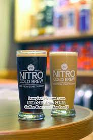 We're super proud that every single drop of nitro cold brew coffee you drink is made by us, by hand, in hackney. The Coffee Bean Tea Leaf Nitro Cold Brew Coffee