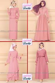 Modaselvim Pudra Elbise Modelleri 2020 1 Moda Selvim Yeni Sezon Tesettur Elbise Modelleri The Dress Elbise Elbise Modelleri