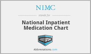 Nimc National Inpatient Medication Chart