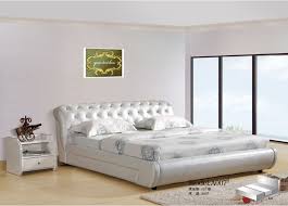 Reina white panel tufted leatherette platform bed. Elegant High Quality Modern Soft White Leather Bed Bed White Bed Modernbed Leather Aliexpress