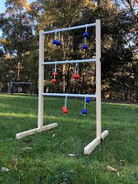 Bolas is indicated by the player. Ladder Ball Ladder Golf Lawn Game Party Hire Co Ballarat