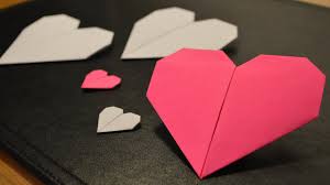 Cut out the heart shape. How To Make A Paper Heart Youtube