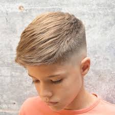 Side swept hair with side fade. Cool 7 8 9 10 11 And 12 Year Old Boy Haircuts 2021 Styles Cool Boys Haircuts Boy Haircuts Long Boys Fade Haircut