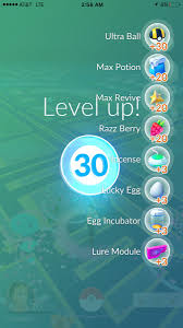 Reaching this level unlocks this item or feature. Pokemon Go First Look At Level 30 Rewards And Unlocks