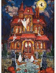While artwork, piece size, and. Buy Halloween Fright Night 500 Pieces Jigsaw Puzzles For Adults Halloween Decoration For Family Party Holiday Online In Indonesia B09dg29mww