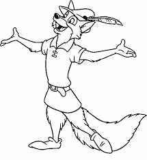 Robin Hood Coloring Pages 1 Of 1 Robin Hood Disney Disney Coloring Pages Robin Hood