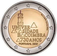 Portugal joined this project from the very beginning, abandoning monetary sovereignty and turning its national currency. Portugal 2 Euro 2020 730 Years University Of Coimbra Special 2 Euro Coins Eurocoinhouse