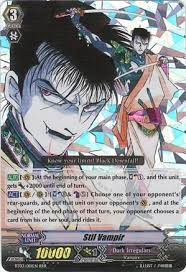 4 x main vanguard, usually the card that you want to have as the vanguard under almost all circumstances. A Very Good Card In Dark Irregulars You Can Soulcharge Easily And If They Play A Single Grade 0 On R You Can Cardfight Vanguard Cards Cards Comic Book Cover