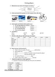 worksheet about means of transport and giving asking directions there are different acti transportation worksheet means of transports worksheets teaching jobs