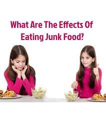 Junk food vs healthy food. What Are The Effects Of Eating Junk Food For Kids
