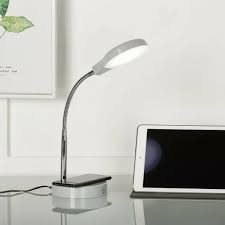 Charging Desk Lamp W Usb Port Led Wireless Charges Phone Wirelessly Chrome 9 99 Chrome Desk Lamps Ideas Of Chrom In 2020 Wireless Charging Lamp Lamp Desk Lamp