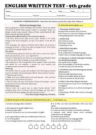 {num} free reading comprehension worksheets that are sure to help your students stay engaged. Exchange Programmes Test 9th Grade Version English Comprehension Worksheets Information English Worksheets For Grade 8 Comprehension Worksheets Year 5 Science Worksheets Mathematics Grade 9 Final Exam Cool Math Gam3es Free Printable Number