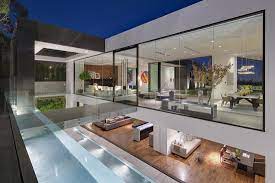 Calvin Klein Drops 25 Million On Bananas Mansion In The Hills Glass House Design Contemporary House Modern House Plans