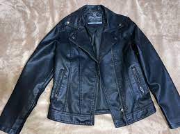 Bny Jeans Leather Jacket Women S Fashion Coats Jackets And Outerwear On Carousell