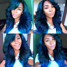 Pretty hairstyles black girls hairstyles wig hairstyles wavy weave hairstyles fashion hairstyles hairstyles 2016 medium hairstyles straight hairstyles wig styling. Kind Of Miss My Blue And Green It S So Cute Hair Styles Blue Hair Curly Hair Styles