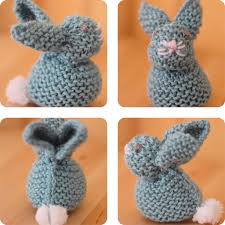 How To Knit A Bunny From A Square Video Video Rabbit Knitting Pattern Quick Knits Crochet Rabbit