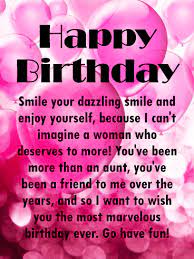 Though making a birthday card may take a little more time than running out and buying one, it will pay off when your friend or loved one receives a. Birthday Wishes For Aunt Birthday Wishes And Messages By Davia