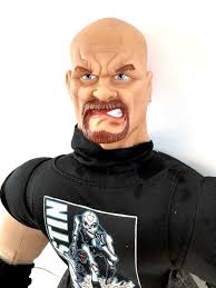 Vintage 90s Stone Cold Steve Austin Bone Crunchin Buddies Toy
