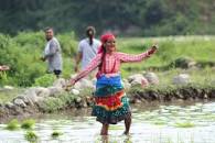 Image result for rice planting festival nepal