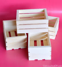 Diy Mini Wood Crates Organizer Delicious And Diy Wood Crate Diy Crate Crafts Mini Crates