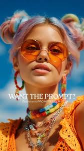 Smiles, sunshine, and a little boho magic ☀️🌸, This whole look? Built from  ONE single prompt inside Prompts to Profit., Want the exact prompt? 👇,  Comment PROMPTS and I’ll send it to you 🔥, ...