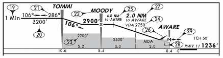 whats the purpose of depiction of visual flight track on