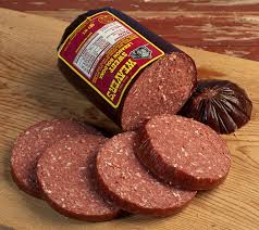 A Little Sweeter Than Traditional Lebanon Bologna This Sweet Bologna Is Made With Th Diamond Alternative Engagement Ring Leaf Engagement Ring White Gold Rings