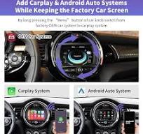Road Top Wireless CarPlay Android Auto Retrofit Kit for BMW Mini Cooper One  Hatch Clubman F55 F56 F54 F57 (NBT System 2014-2018)，Wireless CarPlay ...