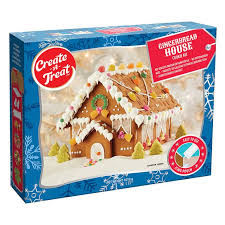 This beautiful kit includes everything you need to bake an adorable village of five gingerbread tiny houses! Create A Treat Gingerbread House Kit 1019g Target Australia