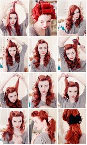 If you've got relatively long hair and want to keep it that way, then do consider this style (whatever you do, just. 7 Easy Retro Hair Tutorials From Pinterest Thefashionspot Pinup Hair Tutorial Hair Styles Retro Ponytail
