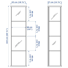 Meuble tv dimensions 22 cm w x 22 cm d x 80 cm h poids net 2.24 kg idéal pour les décorations faire des matériaux durables et écologiques. Detolf Vitrine Blanc 43x163 Cm Ikea