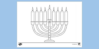 Keep your kids busy doing something fun and creative by printing out free coloring pages. Free Hanukkah Menorah Chunky Candles Colouring Colouring Sheets