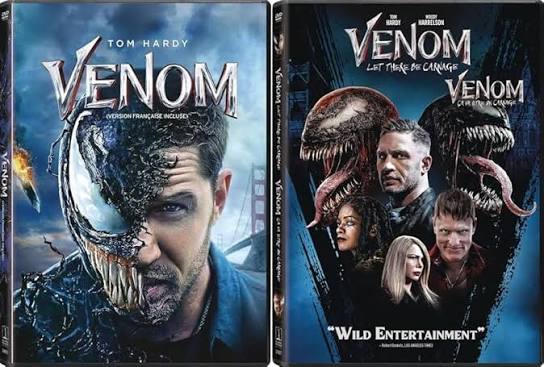 Amazon.com: Venom / Venom: Let There Be Carnage [DVD - 2 Pack] : Tom Hardy,  Michelle Williams, Ruben Fleischer: Movies & TV