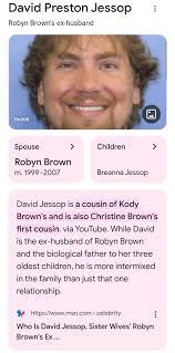 Has anyone researched Robyn's ex-husband David Jessop?
