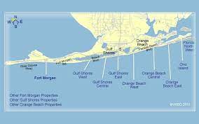 Map Of Alabama Coast Map Of Orange Beach/Fort Morgan, Alabama | Vacation Rentals By Owner, Gulf  Shores, Gulf Shores Vacation