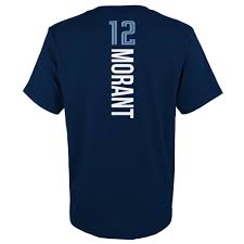 Mens Memphis Grizzlies Name & Number T-Shirt - Ja Morant | Rebel Sport