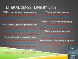 When I Have Fears That I May Cease To Be By John Keats Meaning When I Have Fears That I May Cease To Be Poem By John Keats Explication By Jonas Bagwell And Eva Hong Ppt Download