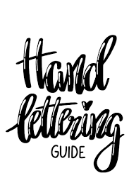 So kannst du direkt loslegen und das handlettering besonders schnell und effektiv lernen. Lettering Guide 1x1 Des Hand Lettering Mrsberry Kreativ Studio