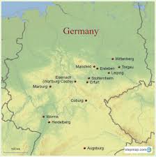 For more >> germany maps. Reformationstag Reformation Day Map Of Luther S Germany Have German Will Travel