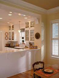 We are redoing the countertops with spreadstone and general finish java for the cabinets and looking for ideas to modernize this. Crown Mouldings Box Beams Corbels Design Pictures Remodel Decor And Ideas Page 8 Dining Room Remodel Beadboard Kitchen Kitchen Design