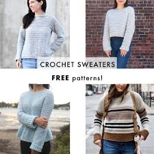Harvest moon place mat & glass jacket. 10 Free Crochet Sweater Patterns For The Frills