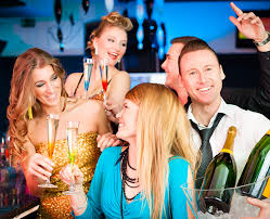 Friends enjoying outdoor dinner party. Odessa Exotic Restaurants Fancy Dinner Party For Hens Nights Inside Vvip