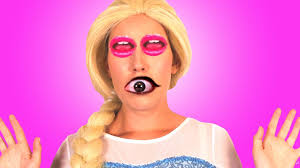 Frozen Elsa FACE SWAP! w- Spiderman Pink Spidergirl Maleficent Joker Anna!  Funny Superhero Video -)