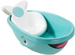 This baby bath tub is very well made with a place to place your soap and feet to place on a counter or place over a sink. Fisher Price Whale Of A Tub Walmart Canada