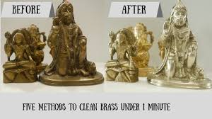 Warm up a small amount in the palms of your hands. How To Clean Brass 5 Easy Brass Cleaning Ideas Priyanka Uppal Youtube