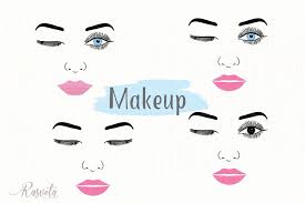 Free transparent makeup vectors and icons in svg format. Make Up Svg Female Face Makeup Eyelashes Eyes Lips 6 563627 Illustrations Design Bundles