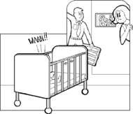 Cuna Bebe Llorando Imagenes Para Colorear Clipart Gratis