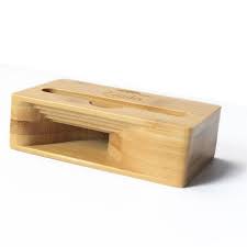 2 In 1 Bamboo Amplifier Speaker Or Phone Holder Dock Stylish Etsy Biodegradable Products Bamboo Phone Holder