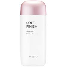 Missha All Around Safe Block Soft Finish Sun Milk Ex Spf50 Pa 70ml In 2020 Korean Sunscreen Missha Best Facial Sunscreen