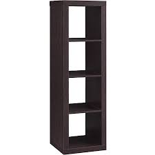 Black 4 Cube Organizer Better Homes And Gardens 4 Cube Storage Organizer Multiple Colors Walmart Com Cube Storage Cube Organizer Bookcase Storage